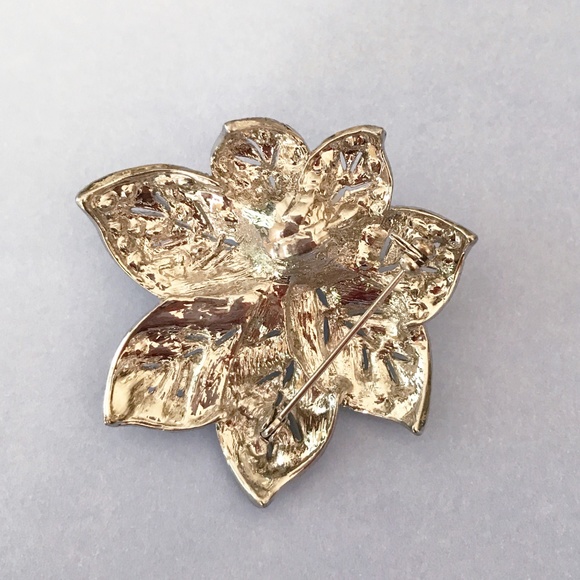 SILVER AND PEARL BROOCH / SCARF CLIP - Picture 2 of 2